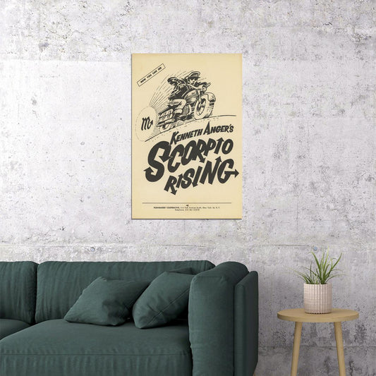 Scorpio Rising Music Drama Short Film Movie Poster Wall Art Print Home Wall Decor - xonomax