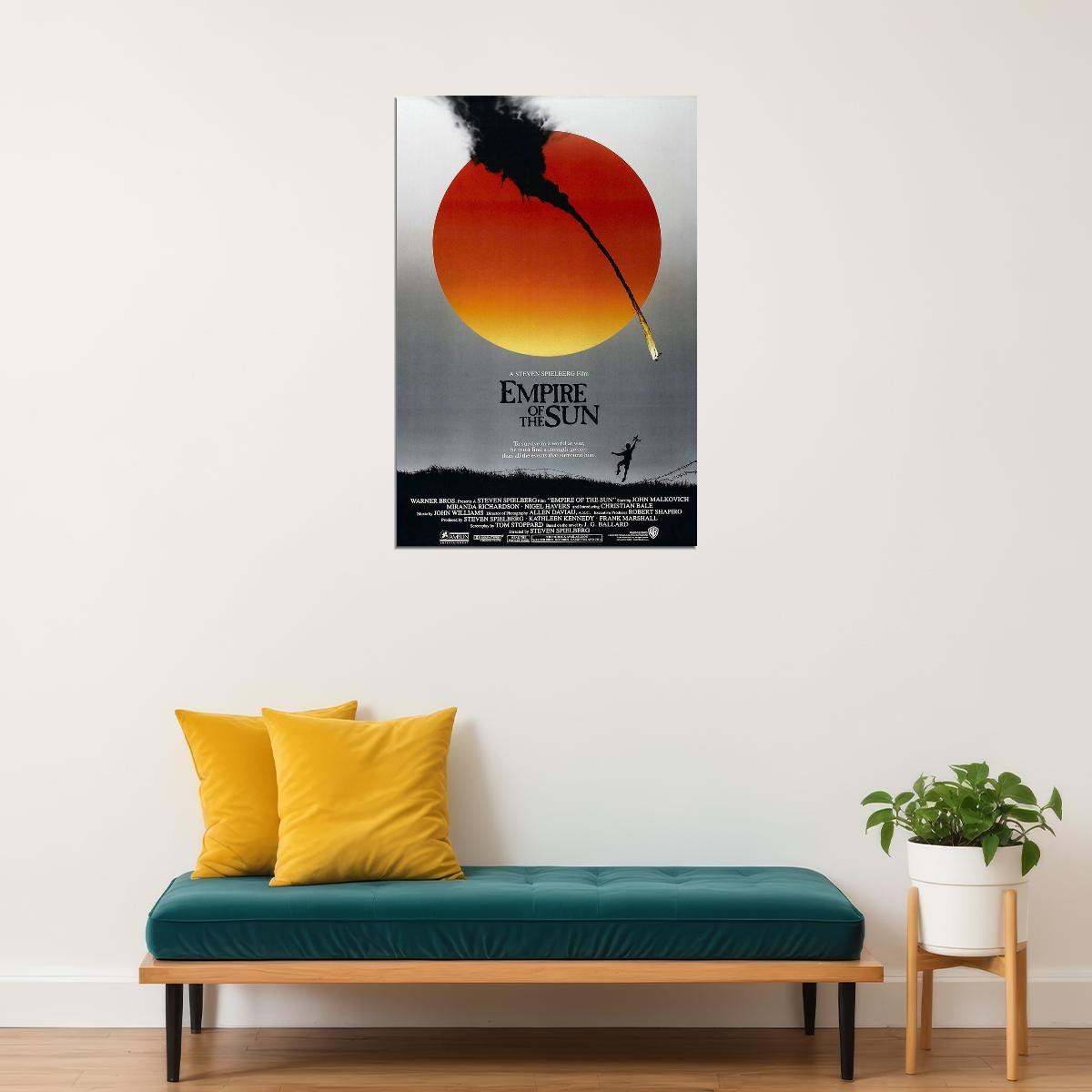 Empire Of The Sun Drama War Cinema Film Movie Poster Wall Art Print Home Wall Decor - xonomax