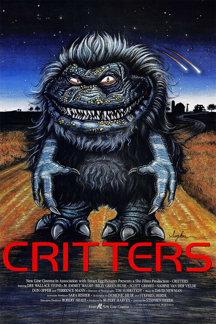 Critters 1986 Thriller Movie Cinema Film Movie Poster Wall Art Print Home Wall Decor