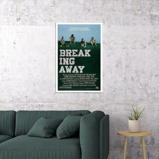 Breaking Away Comedy Drama Sports Cinema Film Movie Poster Wall Art Print Home Wall Decor - xonomax