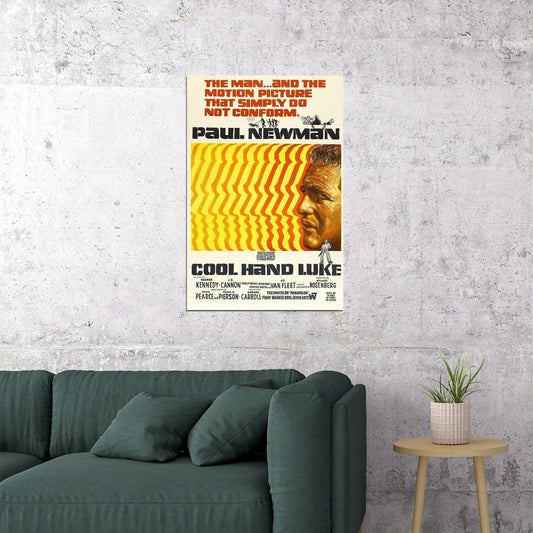 Cool Hand Luke Crime Drama Movie Cinema Film Poster Wall Art Print Home Wall Decor - xonomax