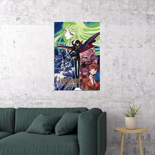 Code Geass Lelouch Of The Rebellion Anime Tv Series Poster Wall Art Print Home Wall Decor - xonomax