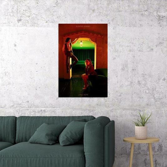 Sleater Kinney Little Rope American Rock Band Music Poster Wall Art Print Home Wall Decor - xonomax