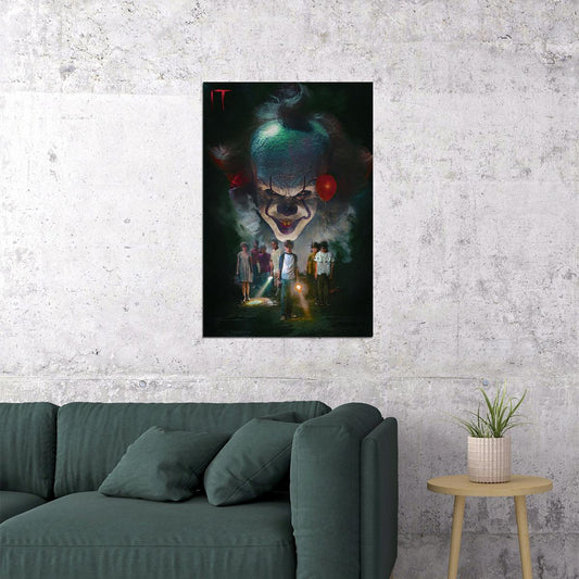 It Horror Drama Classic Movie Cinema Film Poster Wall Art Print Home Wall Decor - xonomax