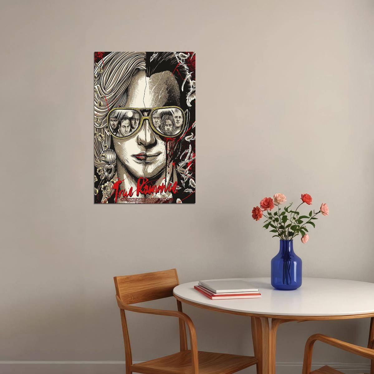 True Romance Crime Drama Classic Movie Film Poster Wall Art Print Home Wall Decor