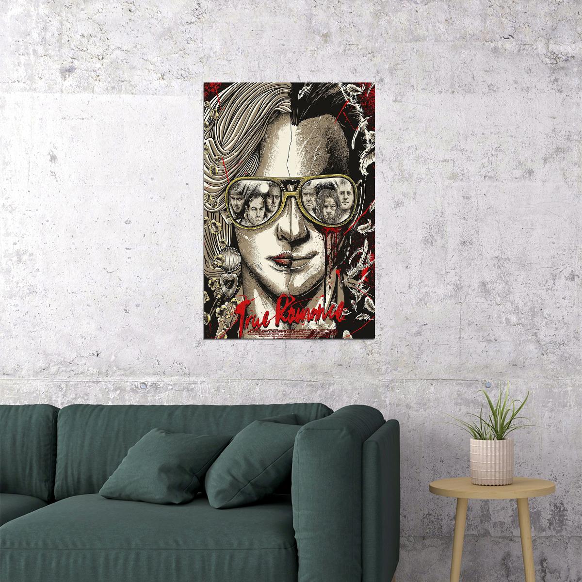 True Romance Crime Drama Classic Movie Film Poster Wall Art Print Home Wall Decor