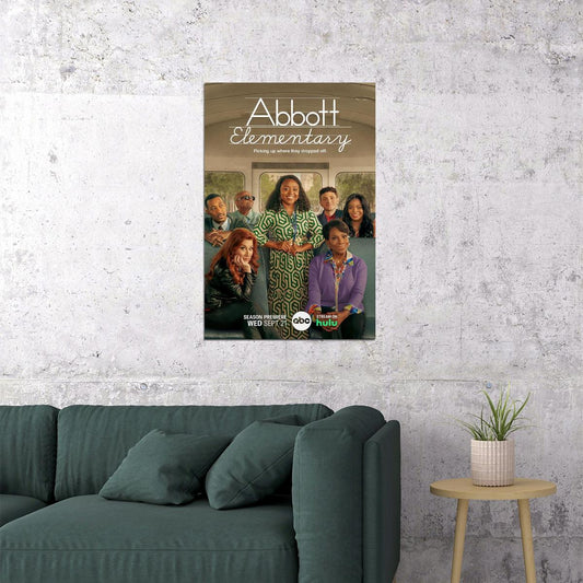 Abbott Elementary Comedy Sitcom Tv Series Movie Gift Poster Wall Art Print Home Wall Decor - xonomax