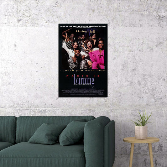 Paris Is Burning Documentary Movie Cinema Gift Poster Wall Art Print Home Wall Decor - xonomax