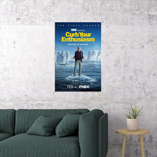 Curb Your Enthusiasm Comedy Tv Series Movie Poster Wall Art Print Home Wall Decor - xonomax
