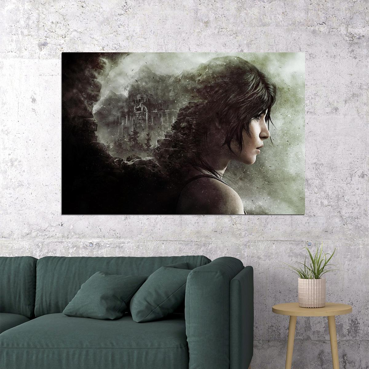 Rise Of The Tomb Raider Lara Croft Video Game Poster Wall Art Print Home Wall Decor