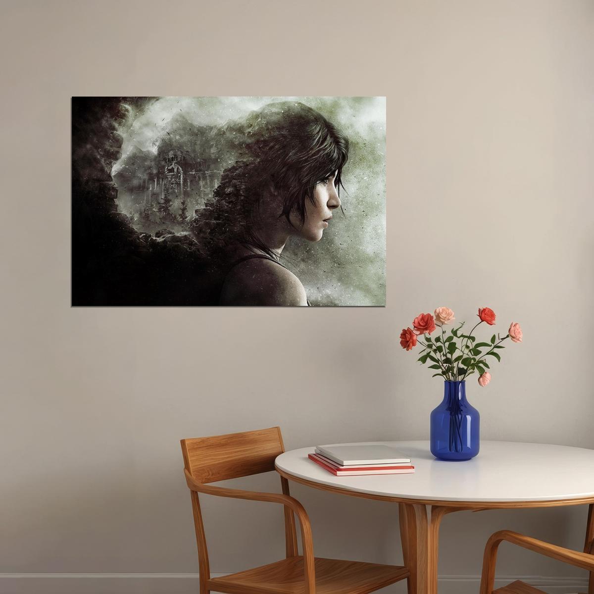 Rise Of The Tomb Raider Lara Croft Video Game Poster Wall Art Print Home Wall Decor