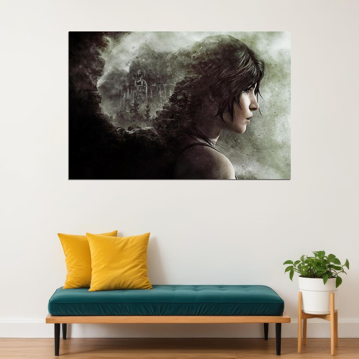 Rise Of The Tomb Raider Lara Croft Video Game Poster Wall Art Print Home Wall Decor