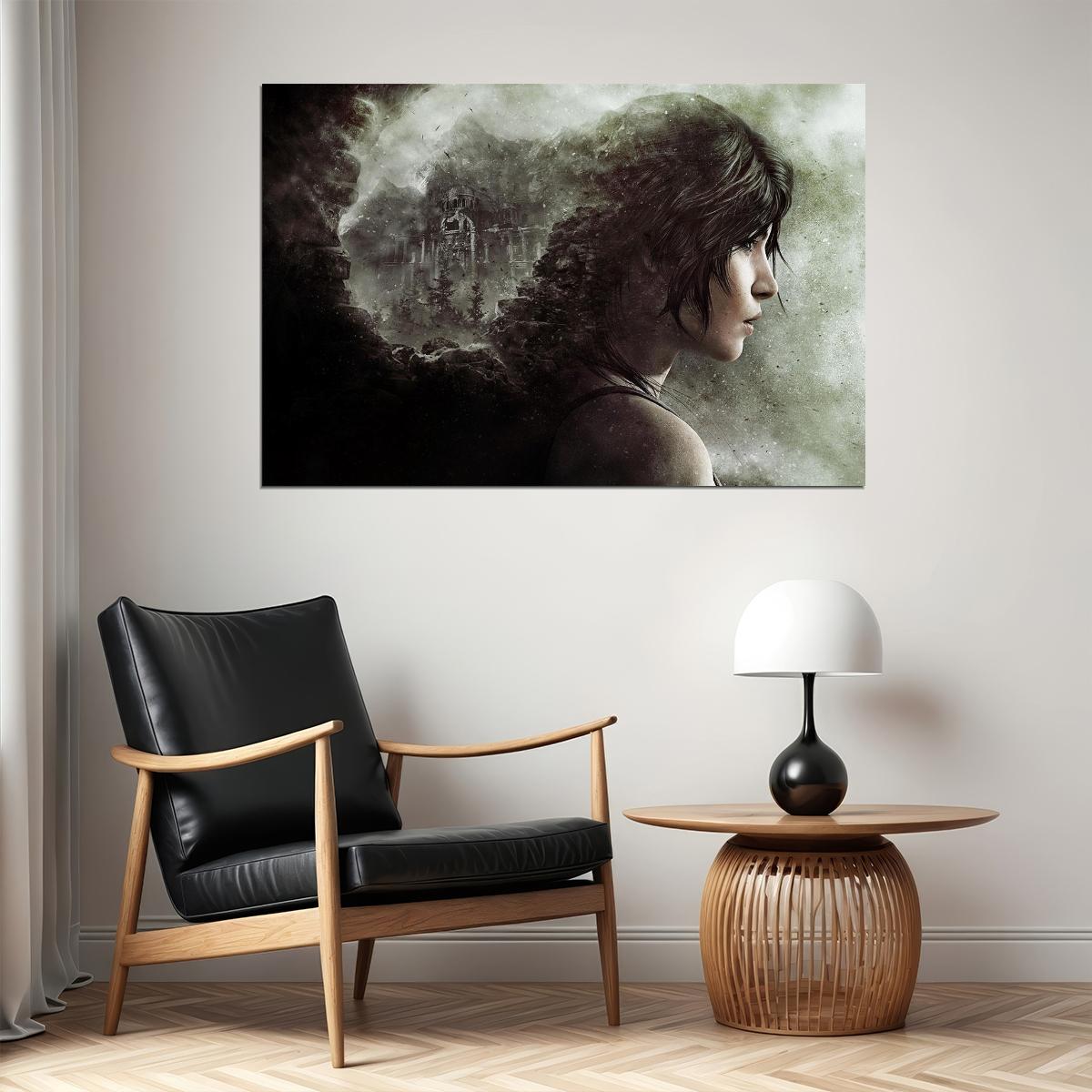Rise Of The Tomb Raider Lara Croft Video Game Poster Wall Art Print Home Wall Decor