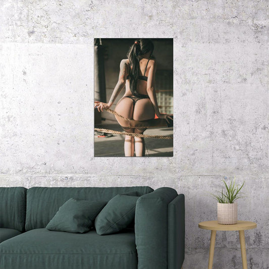 Pretty Hot Girl Beautiful Woman Fashion Model Poster Wall Art Print Home Wall Decor - xonomax