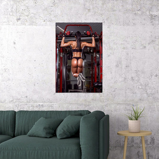 Bodybuilding Sexy Fitness Girl Picture Gym Poster Wall Art Print Home Wall Decor - xonomax