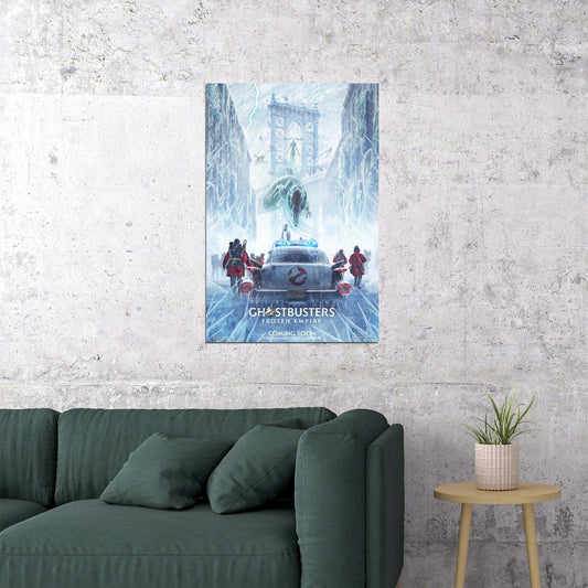 Ghostbusters Frozen Empire Fantasy Adventure Movie Poster Wall Art Print Home Wall Decor - xonomax