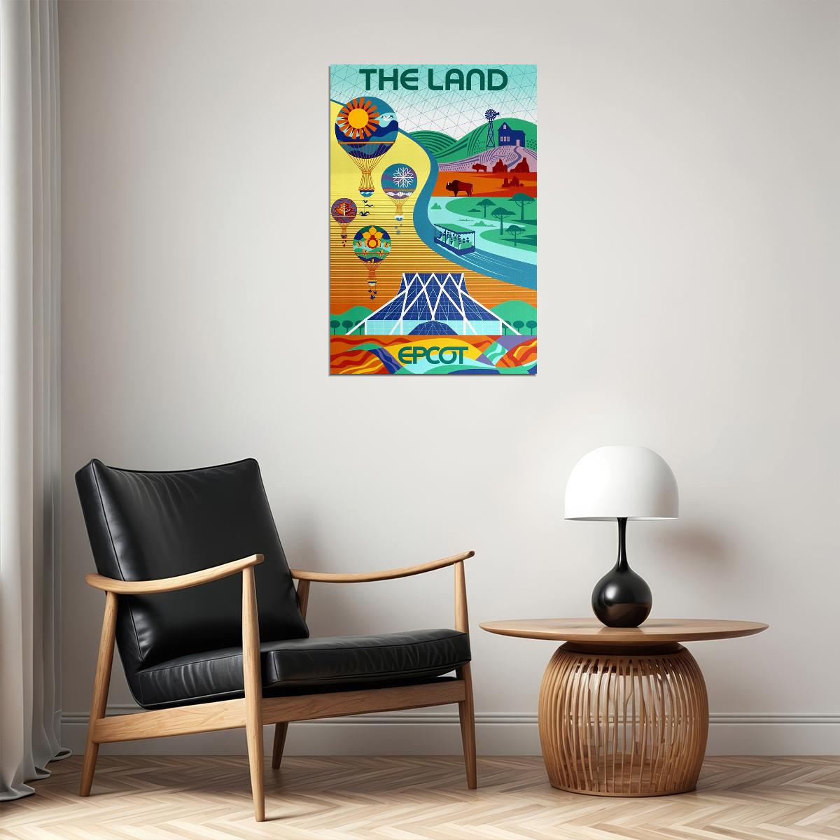 Epcot Center Attraction The Land Vinatge Style Poster Wall Art Print Home Wall Decor - xonomax