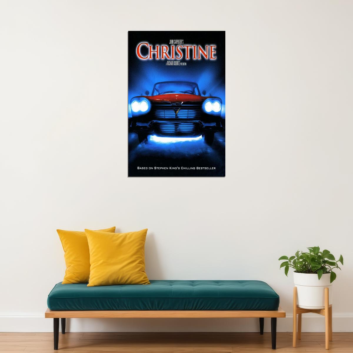 Christine Horror Thriller Movie Cinema Film Poster Wall Art Print Home Wall Decor - xonomax