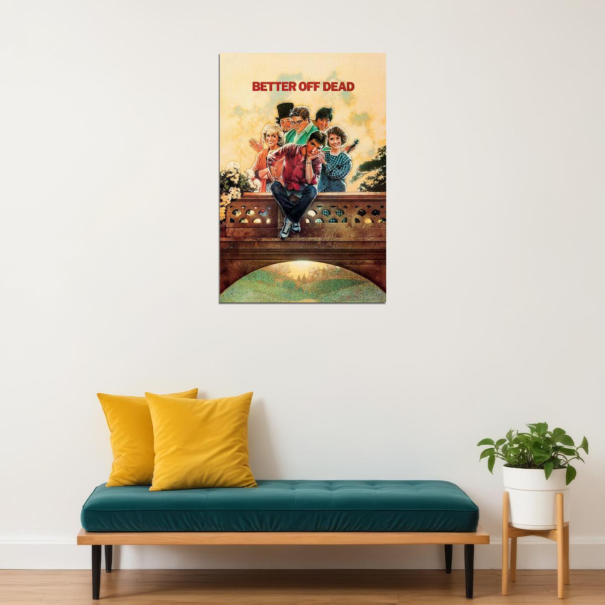 Better Off Dead Comedy Romance Classic Movie Poster Wall Art Print Home Wall Decor - xonomax
