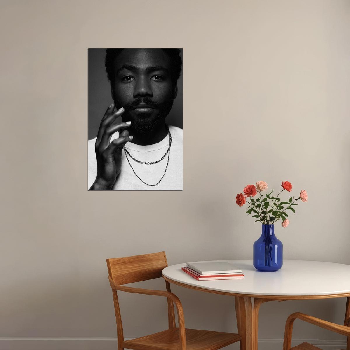 Donald Glover Celebrity American Singer Actor Poster Wall Art Print Home Wall Decor - xonomax