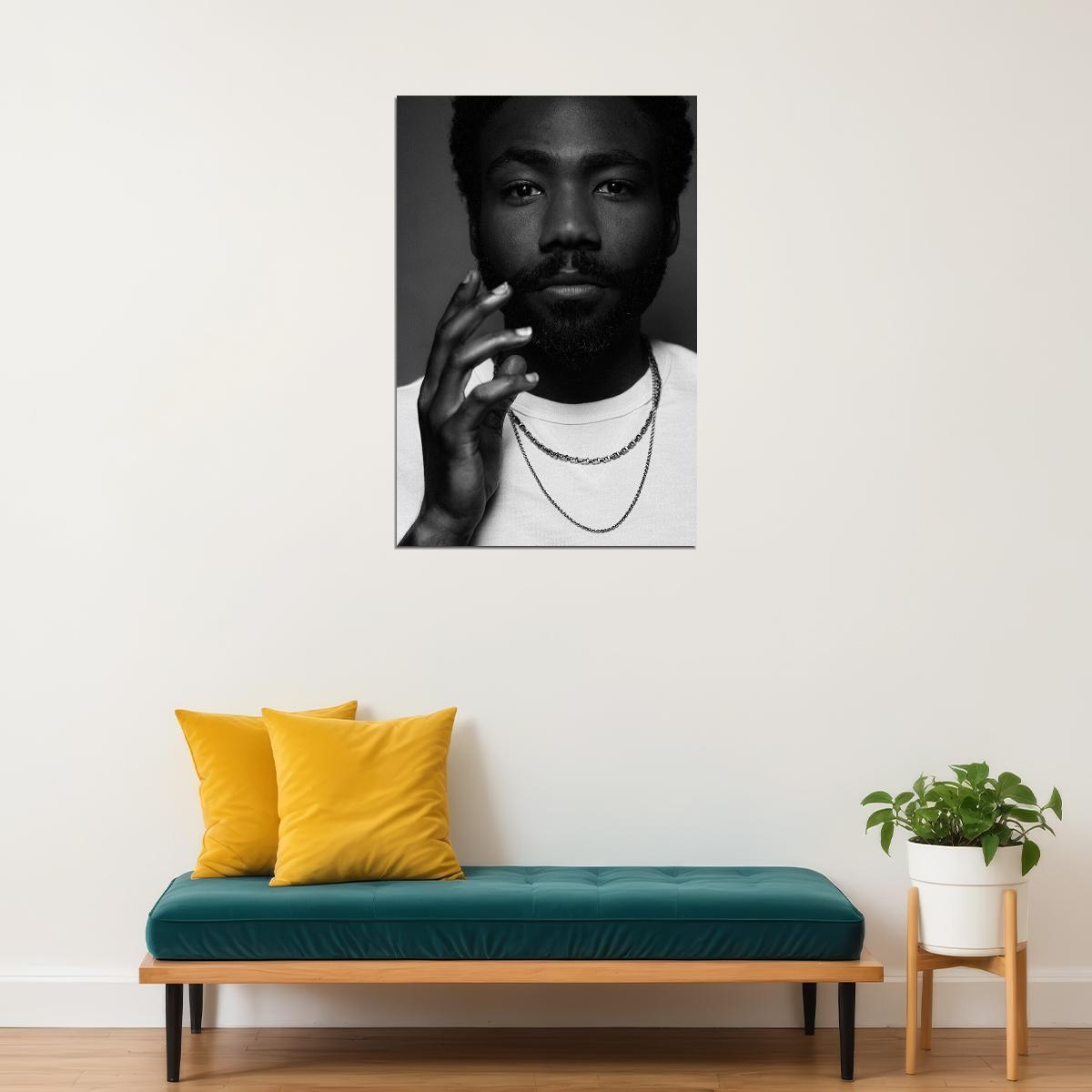 Donald Glover Celebrity American Singer Actor Poster Wall Art Print Home Wall Decor - xonomax