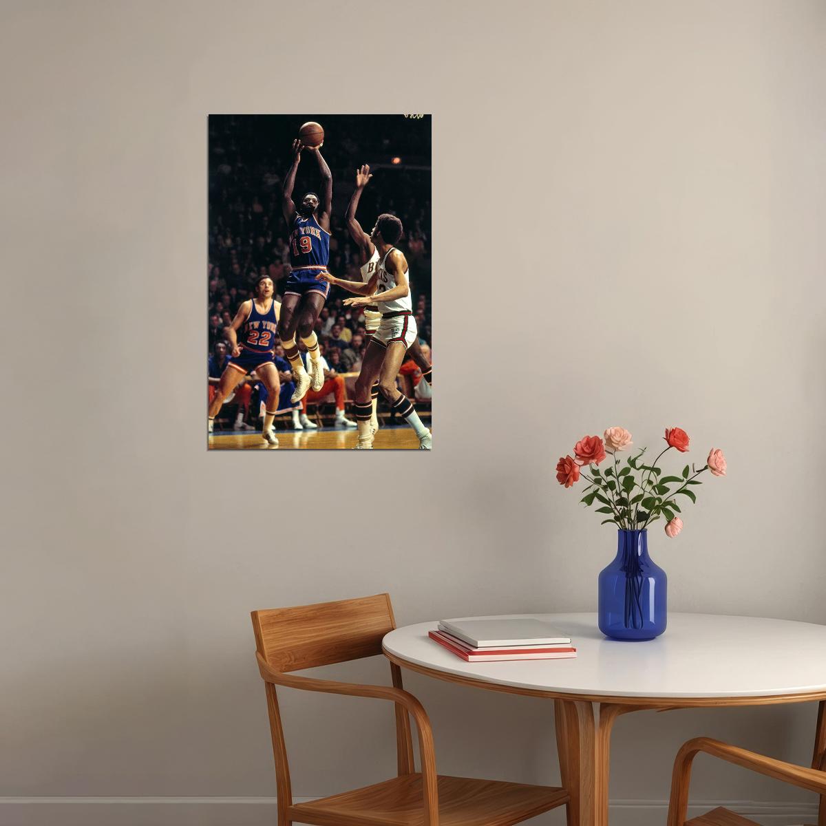Willis Reed New York Basketball Player Poster Wall Art Print Home Wall Decor - xonomax