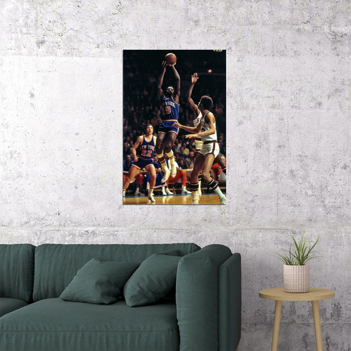 Willis Reed New York Basketball Player Poster Wall Art Print Home Wall Decor - xonomax