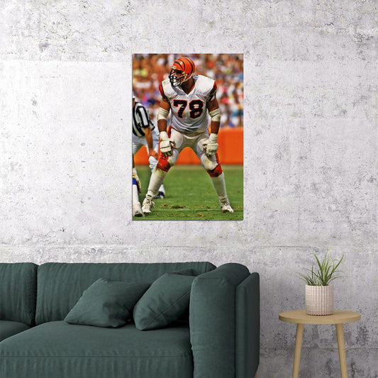 Anthony Munoz Cincinnati American Football Player Poster Wall Art Print Home Wall Decor - xonomax