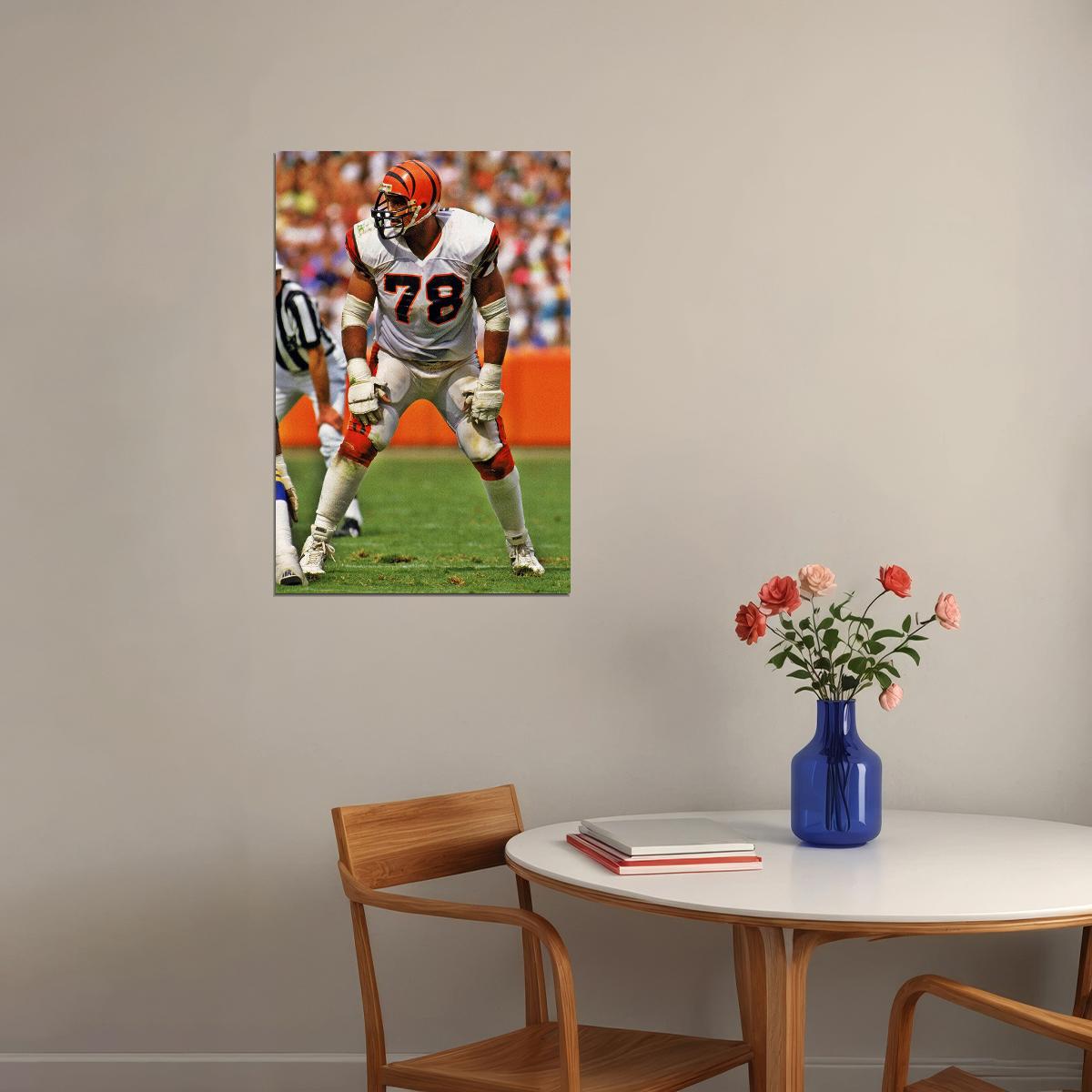 Anthony Munoz Cincinnati American Football Player Poster Wall Art Print Home Wall Decor - xonomax