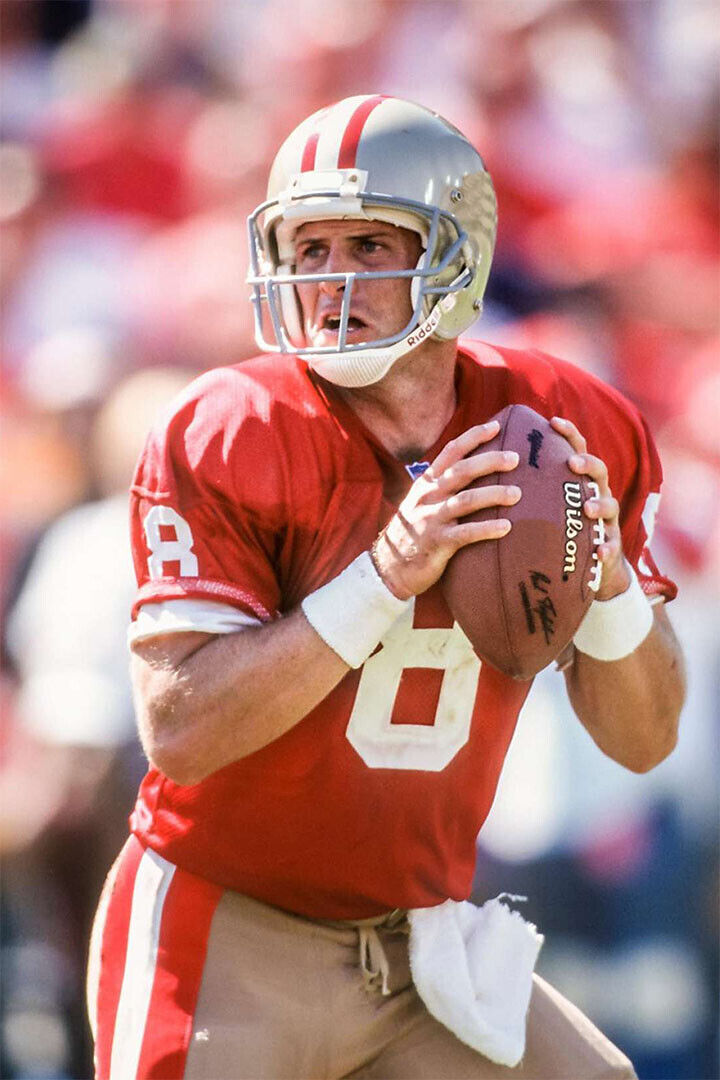 Steve Young San Francisco American Football Player Poster Wall Art Print Home Wall Decor - xonomax