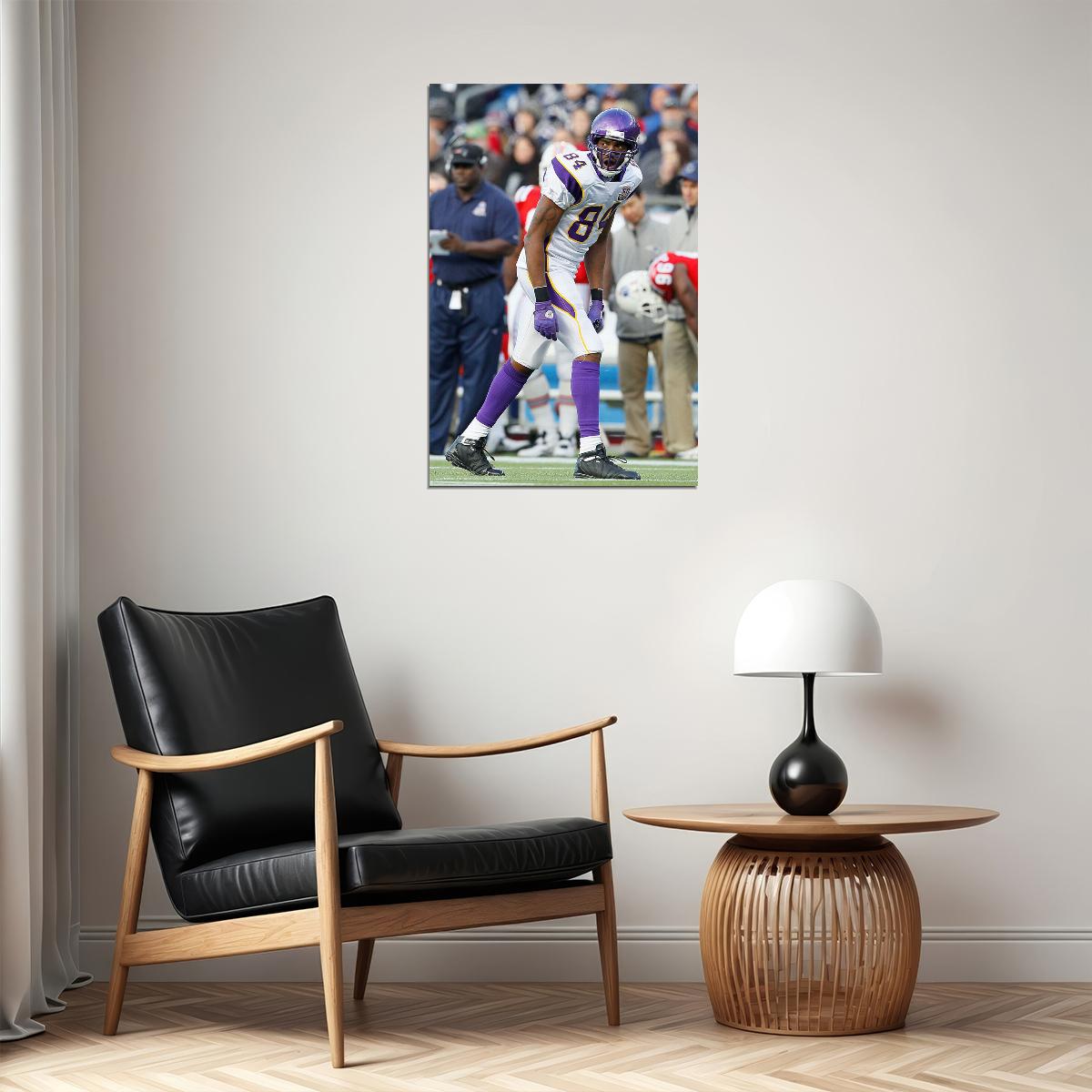 Randy Moss Minnesota American Football Player Poster Wall Art Print Home Wall Decor - xonomax