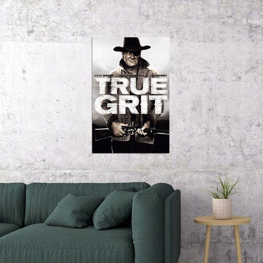 True Grit 1969 Movie Drama Western Poster Wall Art Print Home Wall Decor - xonomax