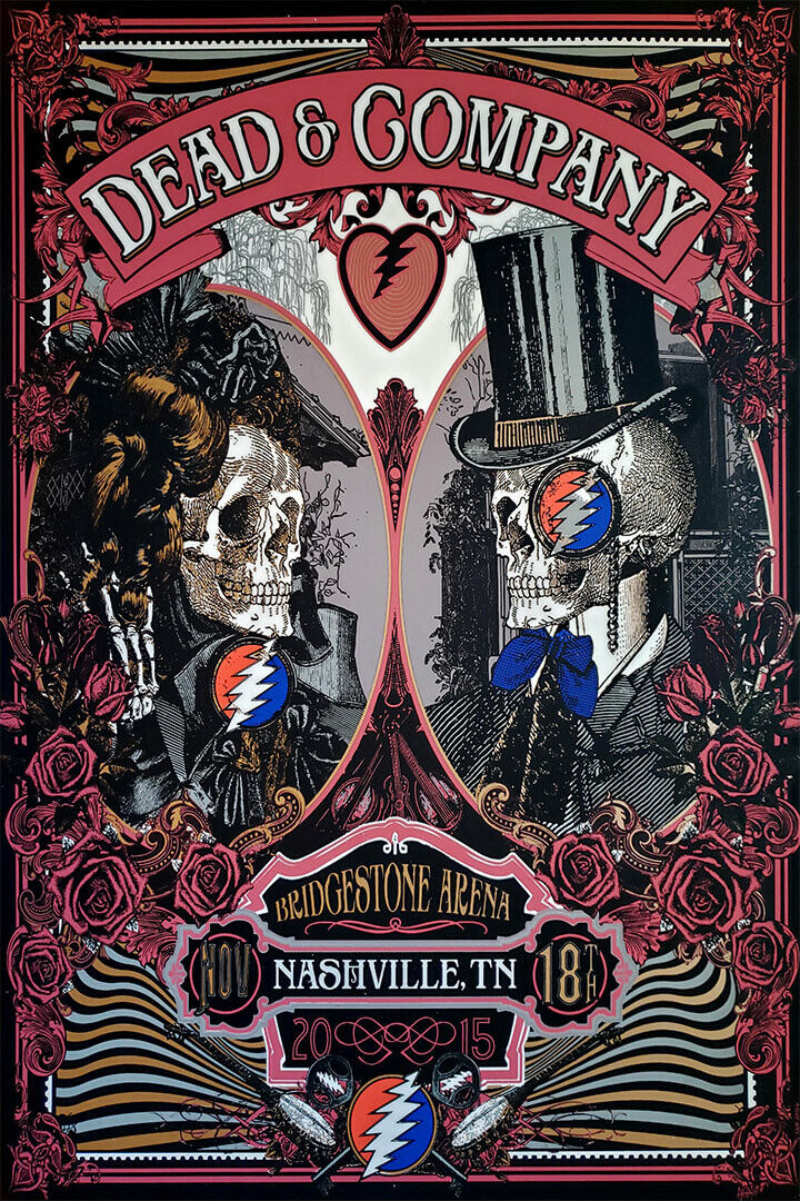 Dead And Company Grateful Dead Concert Poster Wall Art Print Home Wall Decor - xonomax