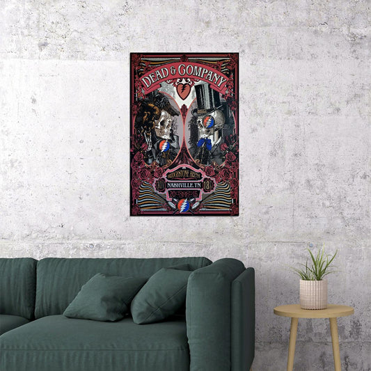 Dead And Company Grateful Dead Concert Poster Wall Art Print Home Wall Decor - xonomax