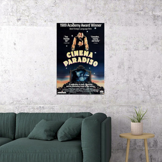 Cinema Paradiso Movie Drama Romantic Poster Wall Art Print Home Wall Decor - xonomax