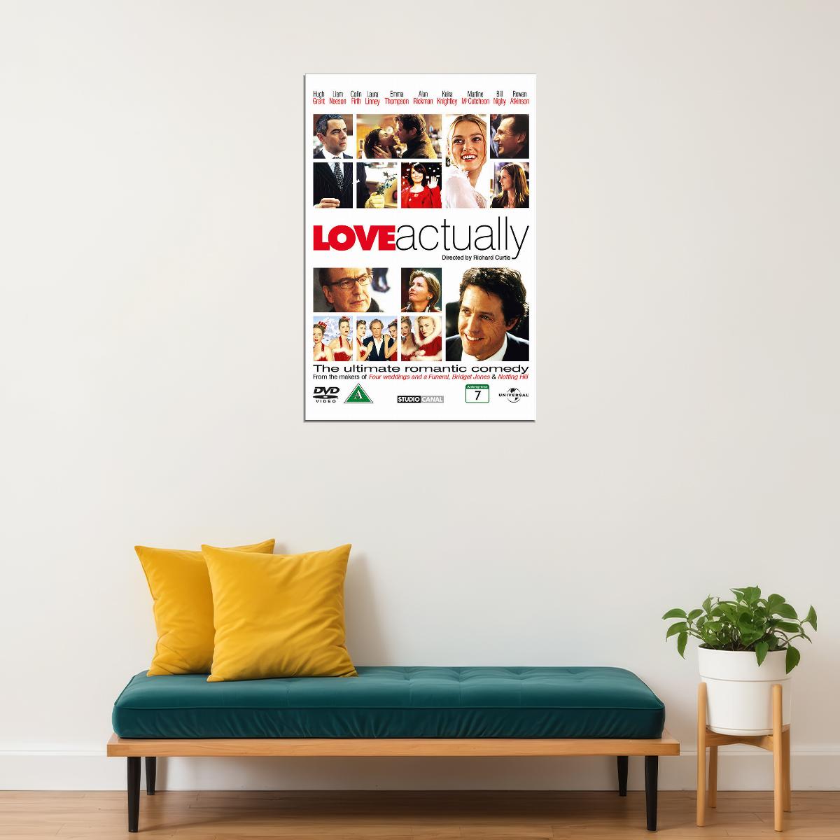 Love Actually Movie Comedy Drama Romance Poster Wall Art Print Home Wall Decor