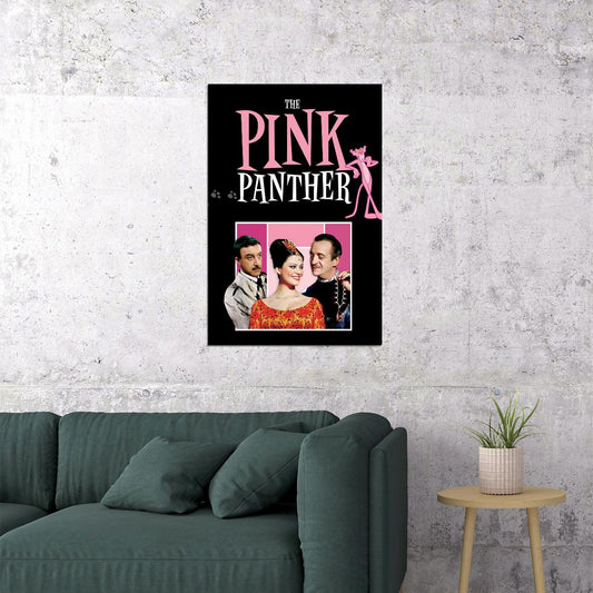 The Pink Panther 1963 Movie Romance Comedy Crime Poster Wall Art Print Home Wall Decor - xonomax