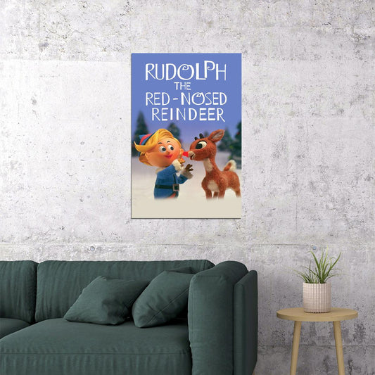 Rudolph The Red-nosed Reindeer Animation Movie Comedy Poster Wall Art Print Home Wall Decor - xonomax