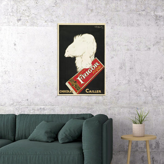 Frigor Chocolate Classic 1920s Vintage Style Advertisement Poster Wall Art Print Home Wall Decor - xonomax