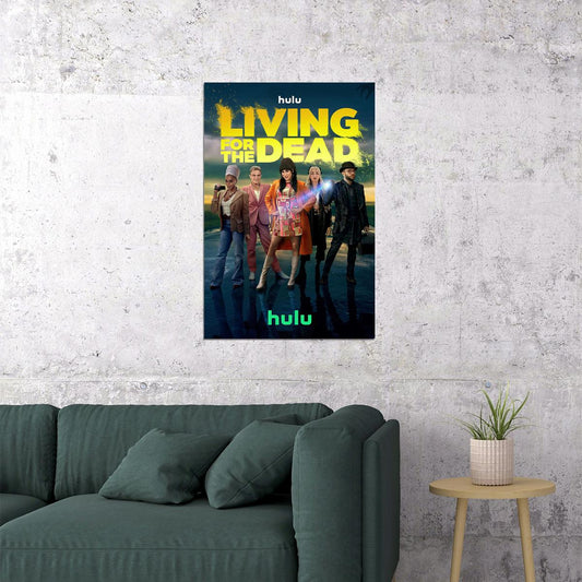 Living For The Dead 2023 Movie Documentary Horror Poster Wall Art Print Home Wall Decor - xonomax