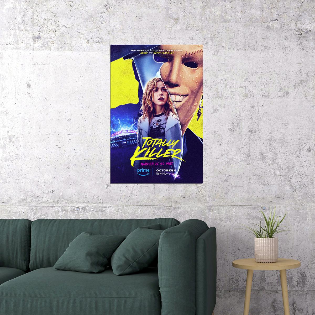 Totally Killer Movie Comedy Horror Action Poster Wall Art Print Home Wall Decor