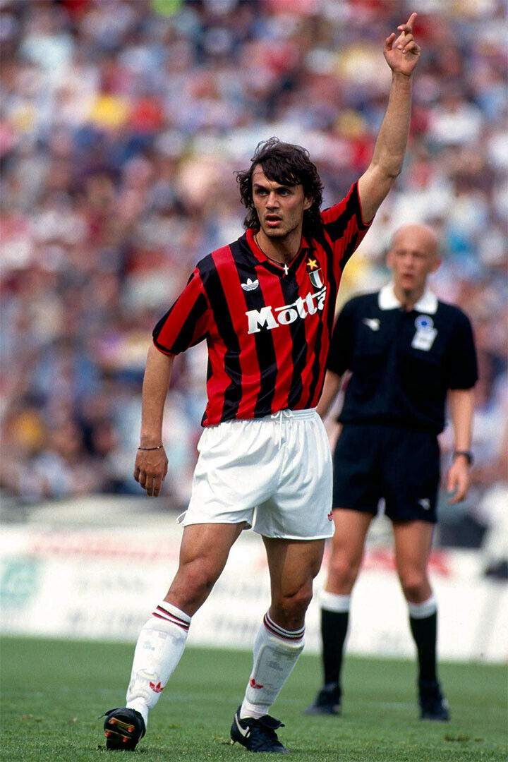 Poster - Former Italy Football Player Paolo Maldini Poster Wall Poster - Former Italy Football Player Paolo Maldini Poster Wall