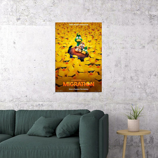 Migration Movie Animation Comedy Action Poster Wall Art Print Home Wall Decor - xonomax