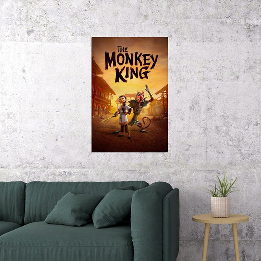 The Monkey King 2023 Movie Animation Action Adventure Poster Wall Art Print Home Wall Decor - xonomax