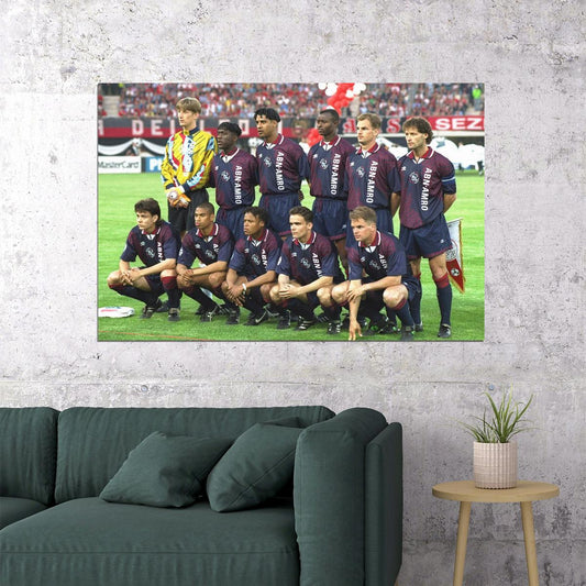 1994-95 Champions League Winners Ajax Poster Wall Art Print Home Wall Decor - xonomax