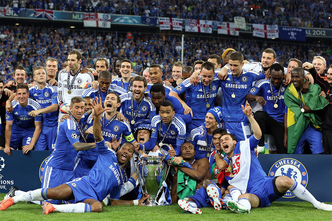 2011-12 Champions League Winners Soccer Chelsea Poster Wall Art Print Home Wall Decor - xonomax