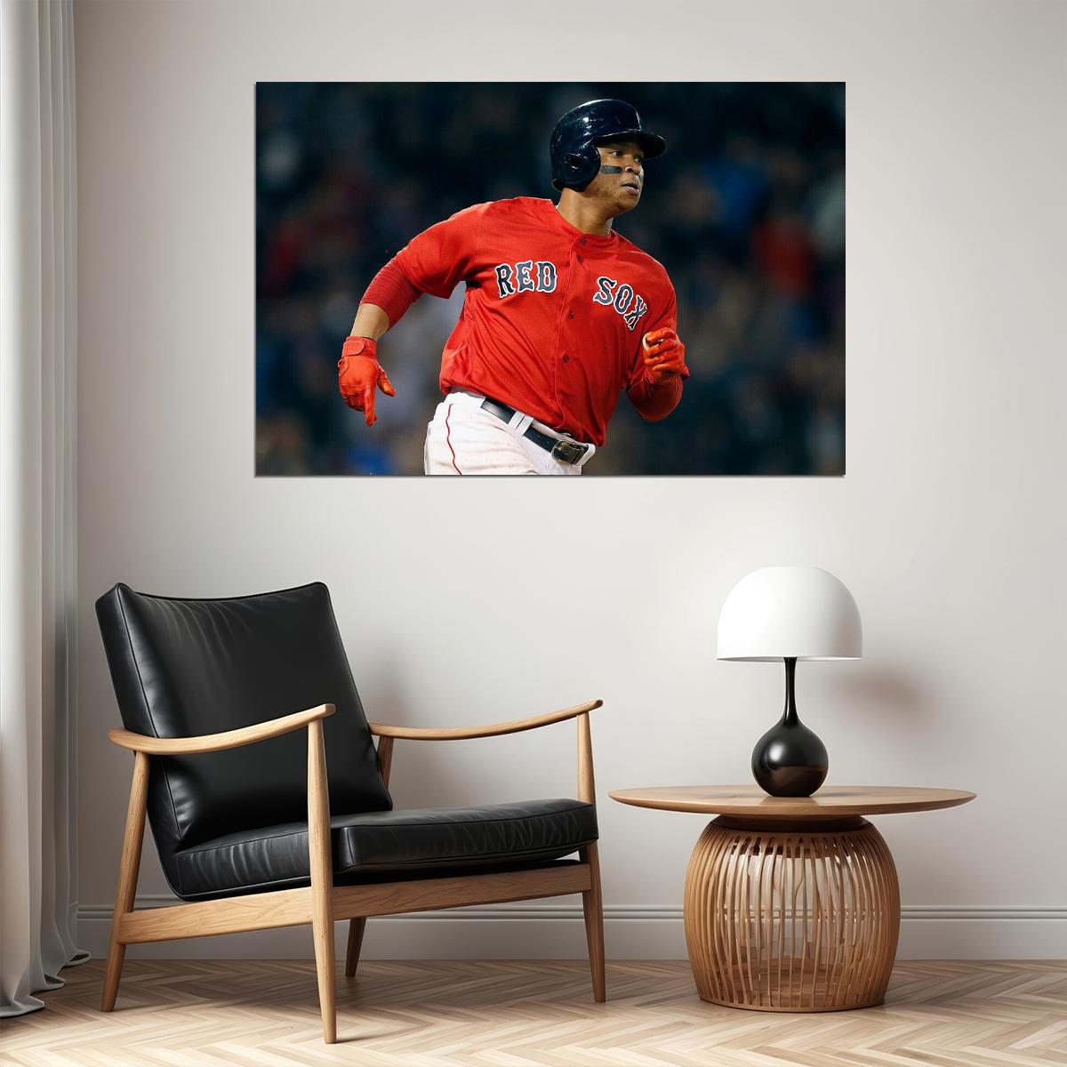 Rafael Devers Boston Red Sox Baseball Player Athlete Poster Wall Art Print Home Wall Decor - xonomax