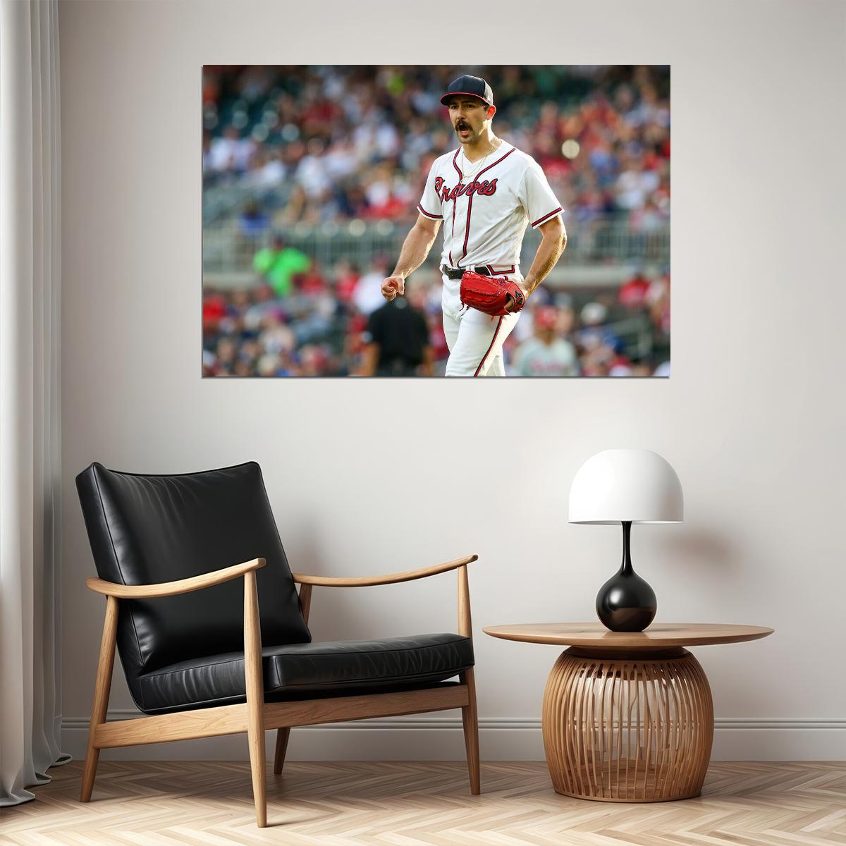 Spencer Strider Atlanta Baseball Player Athlete Sport Wa Poster Wall Art Print Home Wall Decor - xonomax