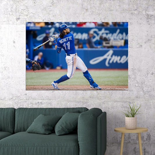 Bo Bichette Toronto Baseball Player Athlete Poster Wall Art Print Home Wall Decor - xonomax