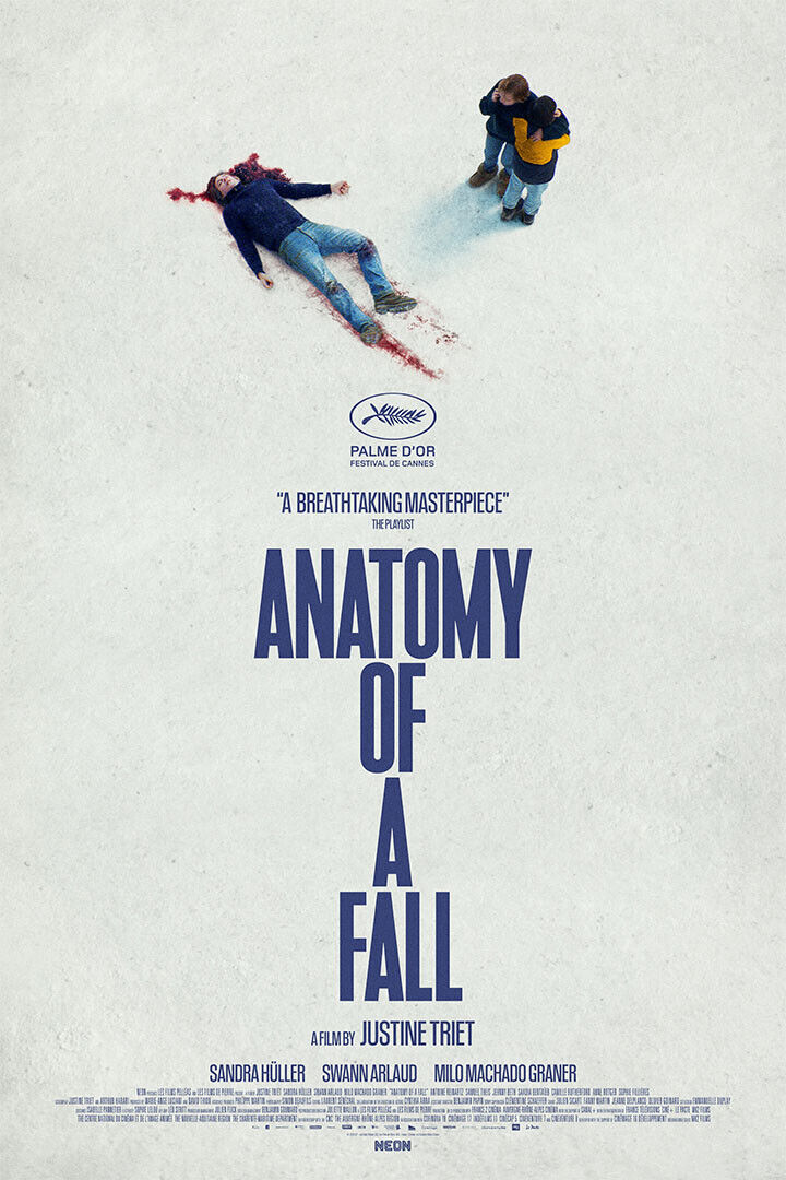 Anatomy Of A Fall Movie Crime Drama Thriller Poster Wall Art Print Home Wall Decor - xonomax